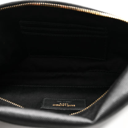 Saint Laurent Grain De Poudre Monogram Belt Bag Black 5 of 10