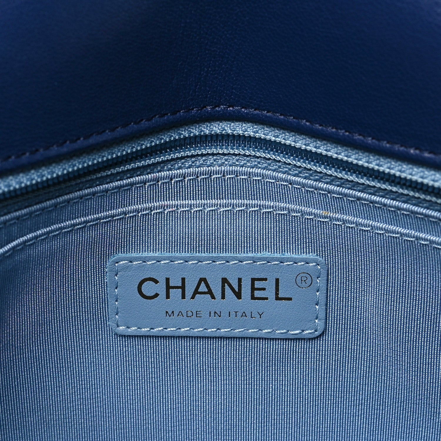 Chanel Lambskin Quilted All Around Flap Blue 5 of 10