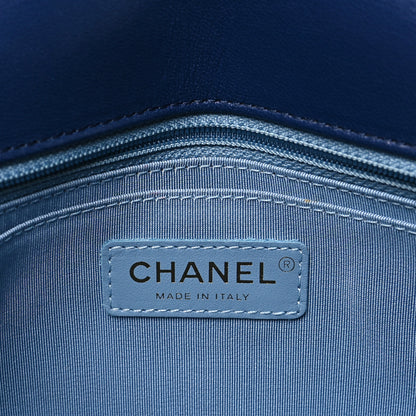 Chanel Lambskin Quilted All Around Flap Blue 5 of 10