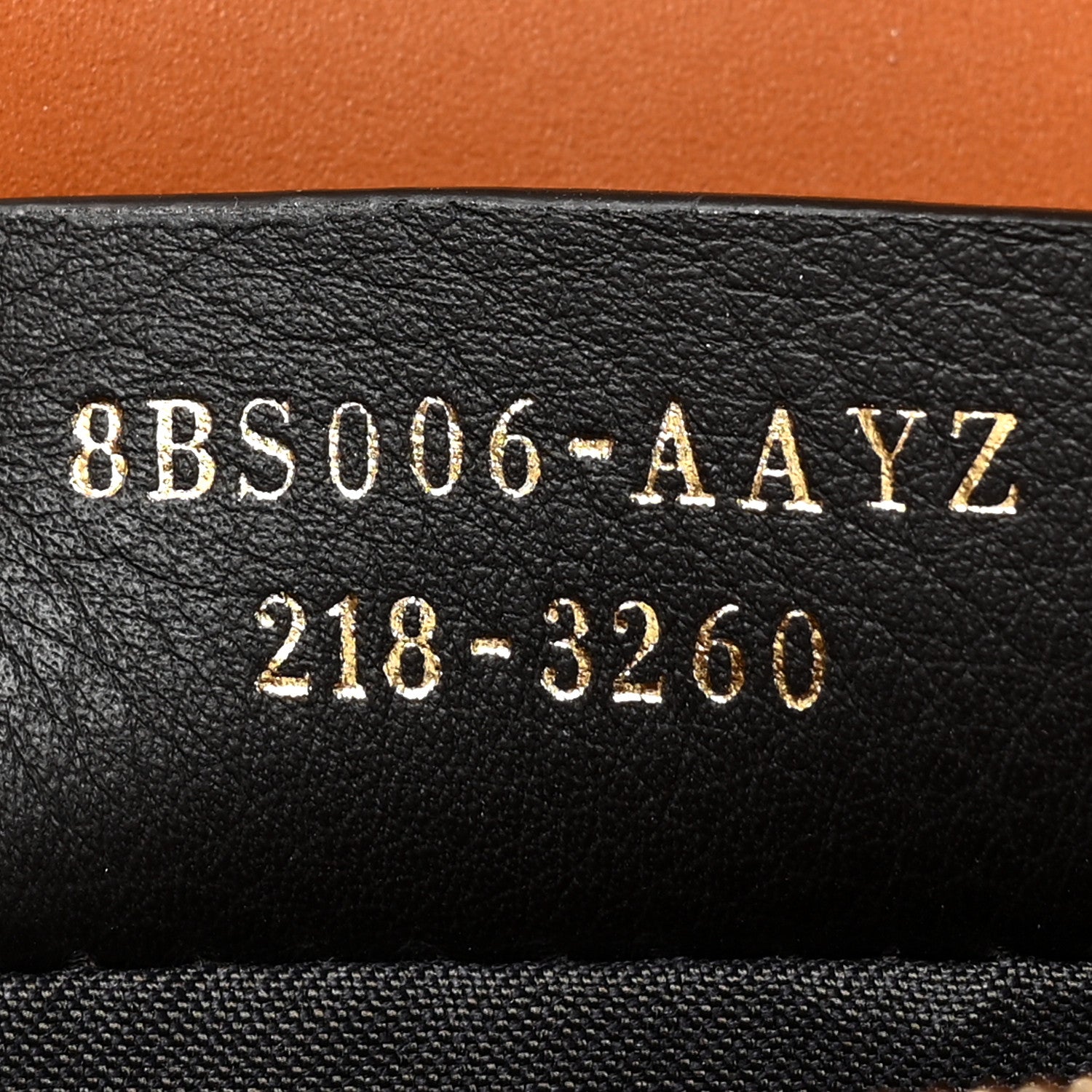 Fendi Vitello King Tamponato Logo Embossed Medium Wallet On Chain Cuoio 8 of 13