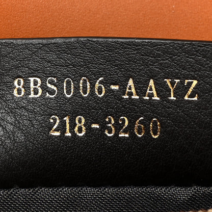 Fendi Vitello King Tamponato Logo Embossed Medium Wallet On Chain Cuoio 8 of 13