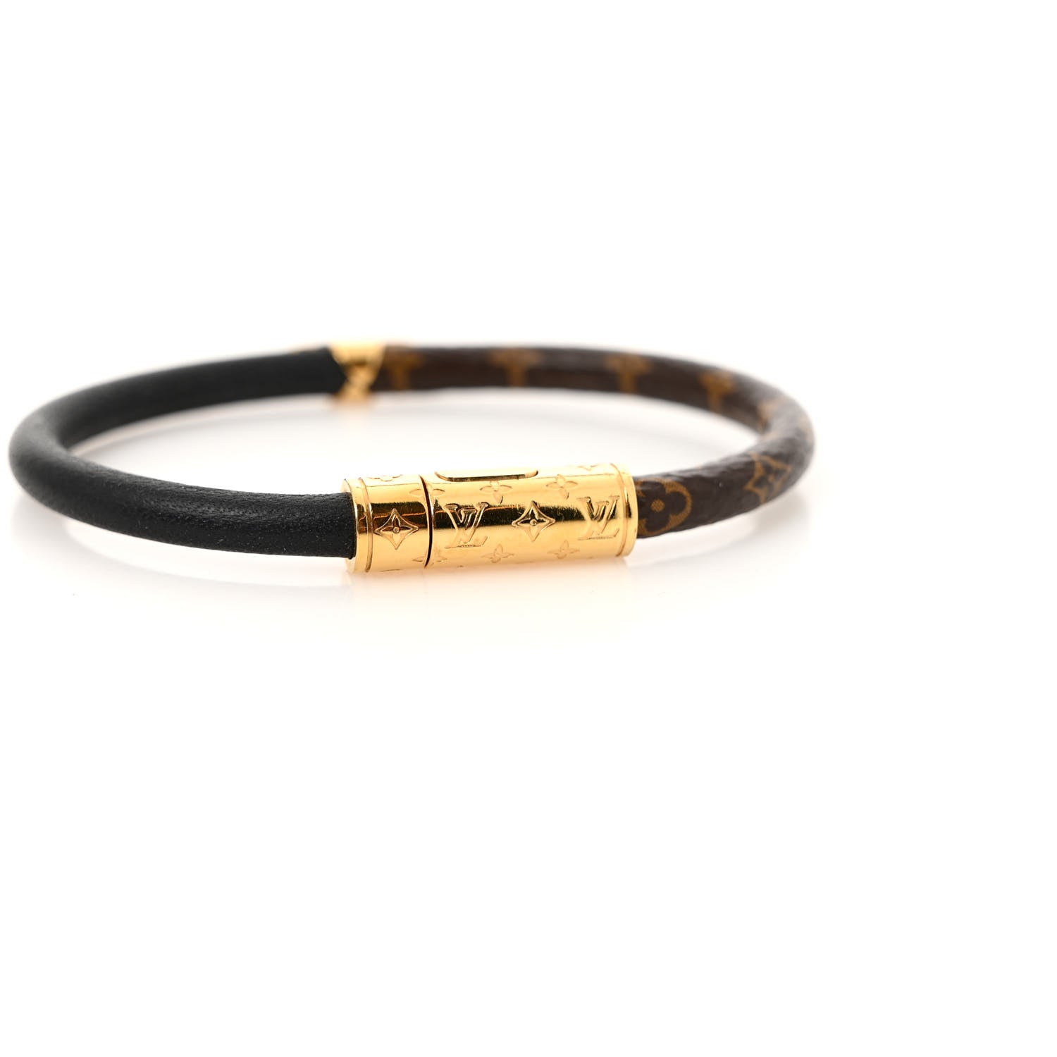 Louis Vuitton Monogram Daily Confidential Bracelet Black 4 of 4