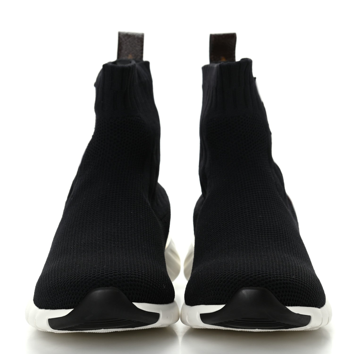 Louis Vuitton Stretch Fabric Aftergame Sneaker Boots 36 Black 2 of 8