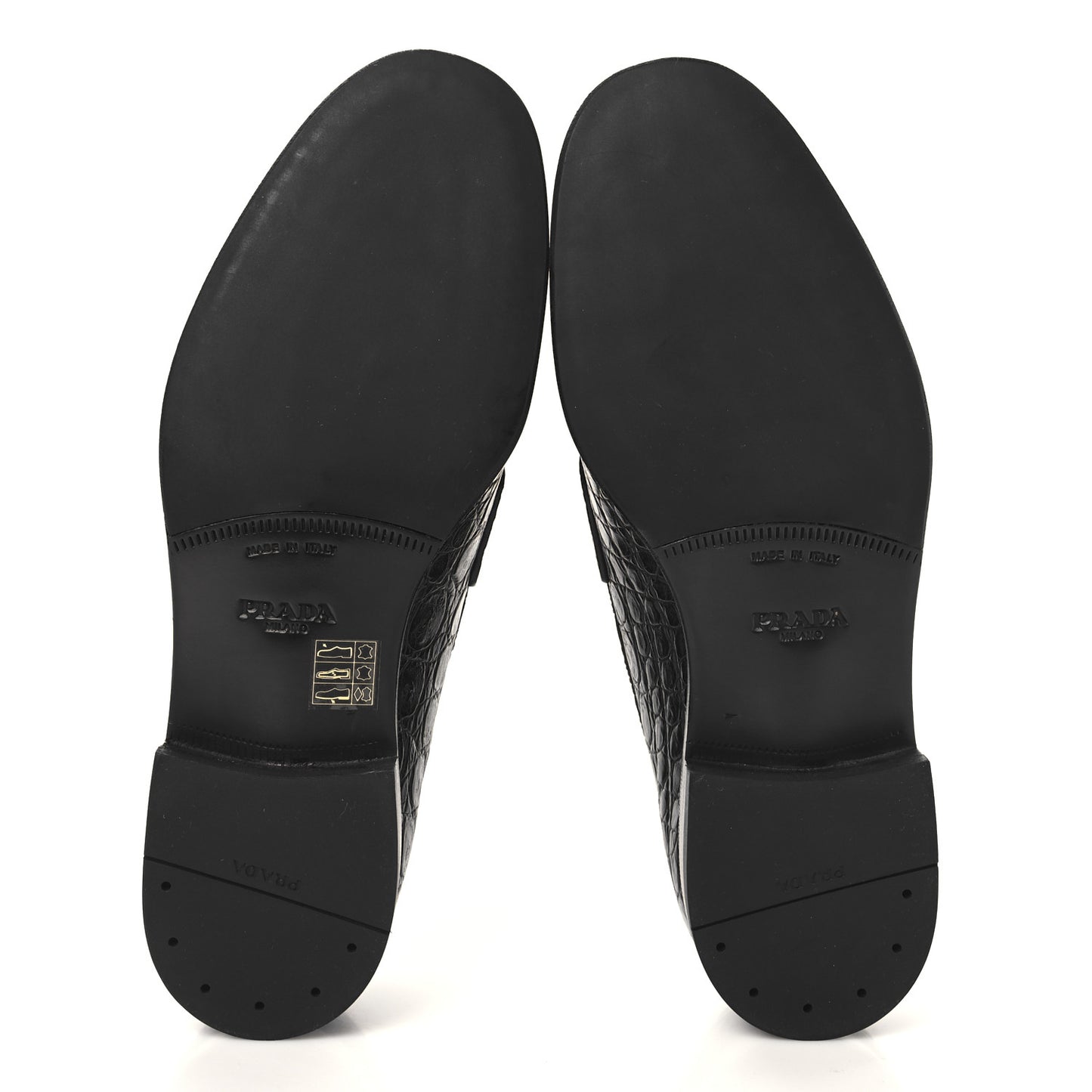 Crocodile Mens Loafers 7 Black