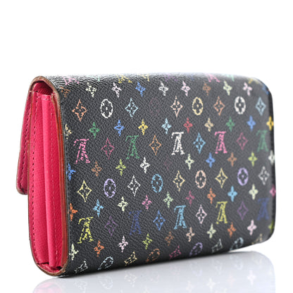 Louis Vuitton Monogram Multicolor Sarah Wallet Black Grenade 2 of 8