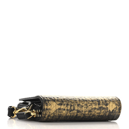 MCM Gradation Visetos Compact Wallet Black Gold 4 of 9