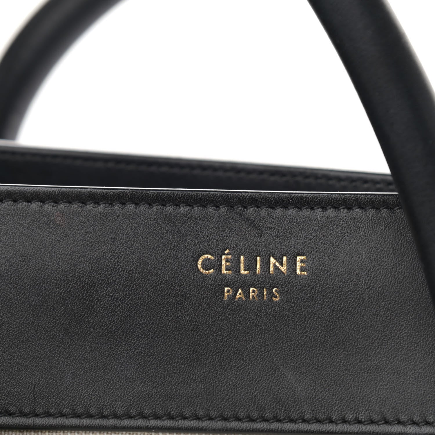 Celine Canvas Smooth Calfskin Mini Tri-Color Luggage Royal 16 of 16