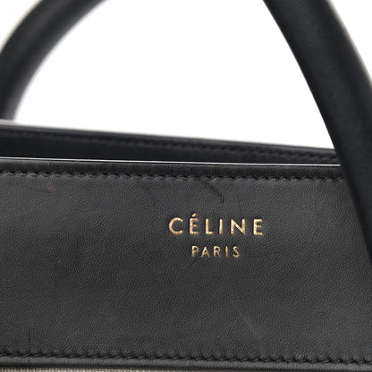Celine Canvas Smooth Calfskin Mini Tri-Color Luggage Royal 16 of 16