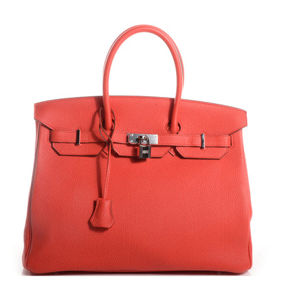 Hermes Togo Birkin 35 Capucine 1 of 10