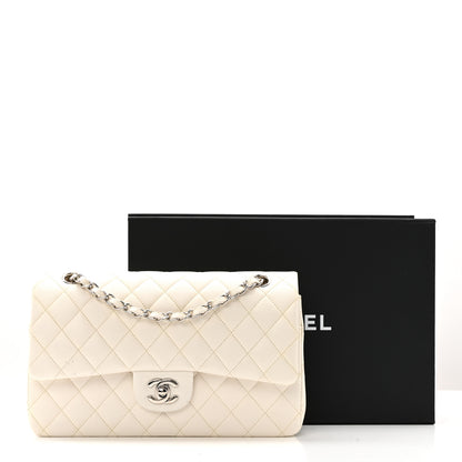 Chanel Caviar Quilted Medium Double Flap White 13 of 13