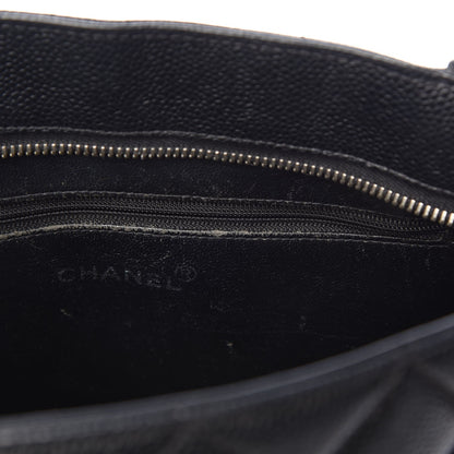 Chanel Caviar Quilted Medallion Tote Black 10 of 15