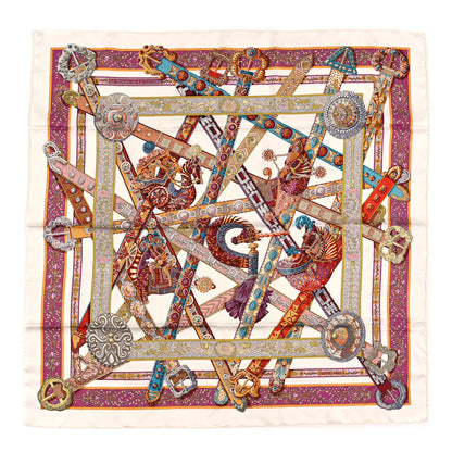 Hermes Silk Le Songe De La Licorne Scarf 90 1 of 3