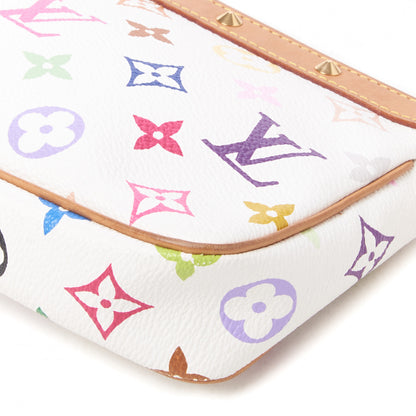 Louis Vuitton Monogram Multicolor Pochette Accessories White 6 of 7