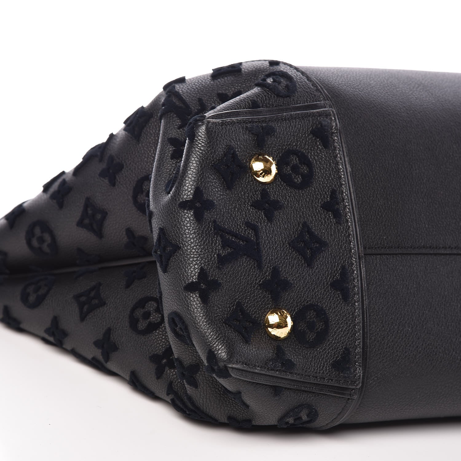 Louis Vuitton Veau Cachemire Tote W PM Black 8 of 9