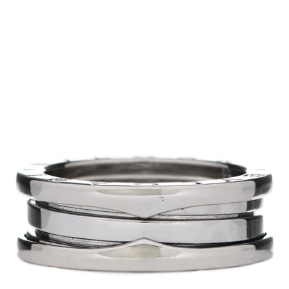 Bulgari 18K White Gold B.Zero1 Three-Band Ring 55 7.25 3 of 5
