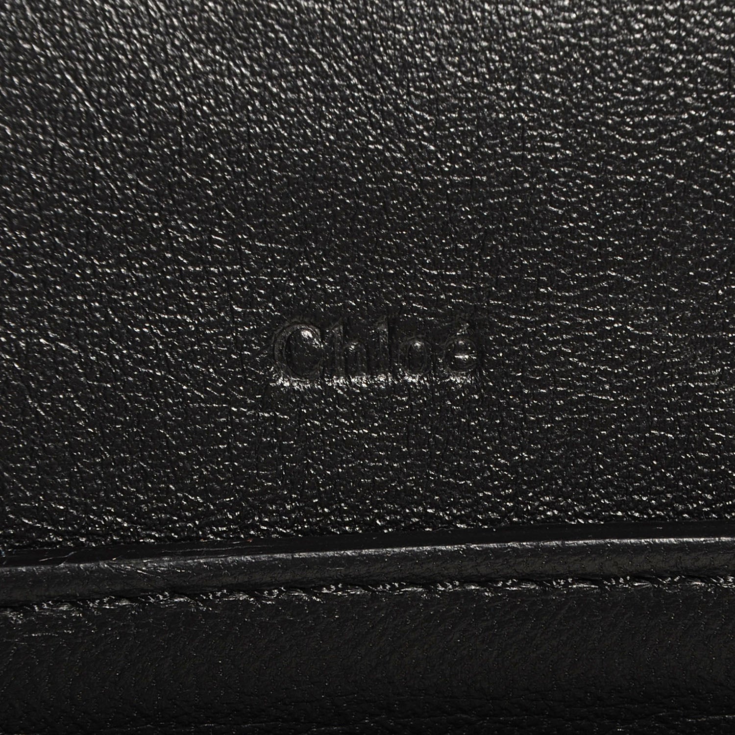 Chloe Calfskin Medium Military Paraty Black 11 of 11