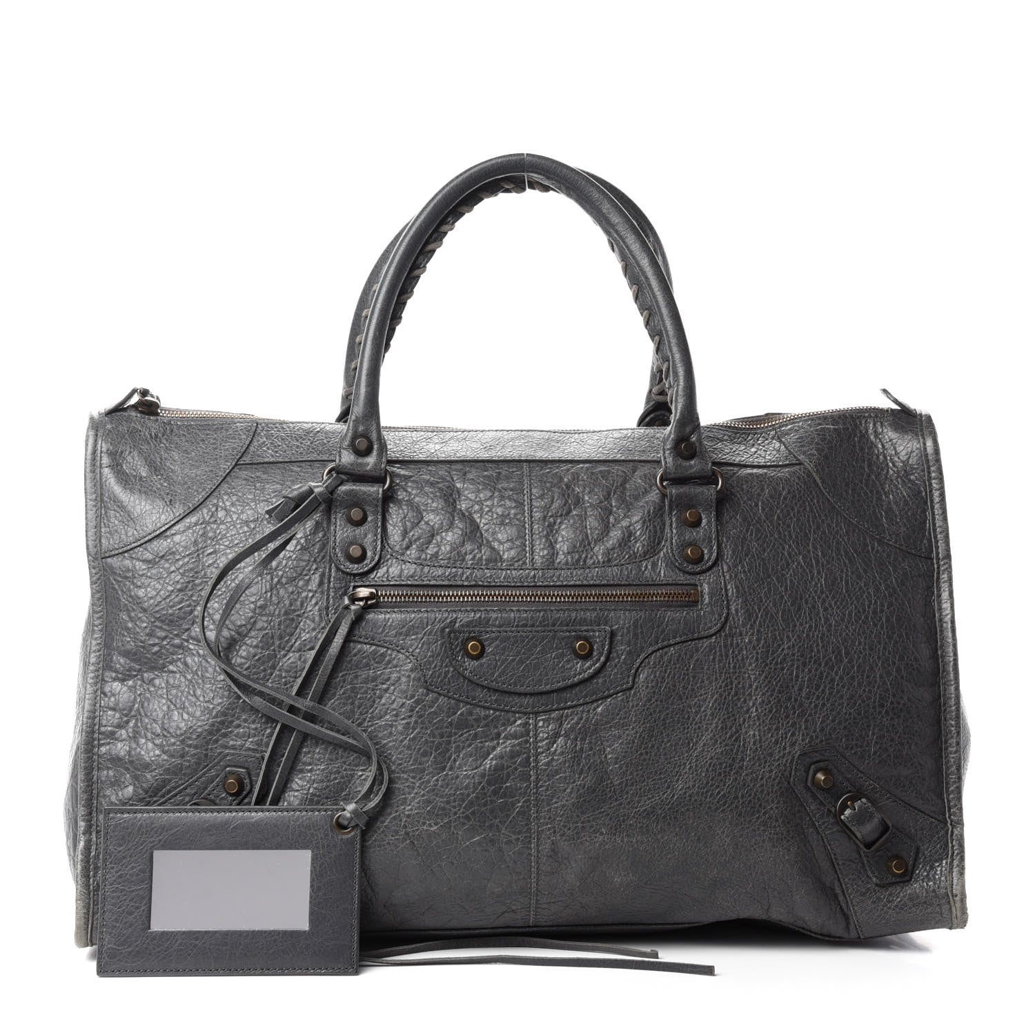 Balenciaga Agneau Classic Hardware Work Gris Tarmac 1 of 16