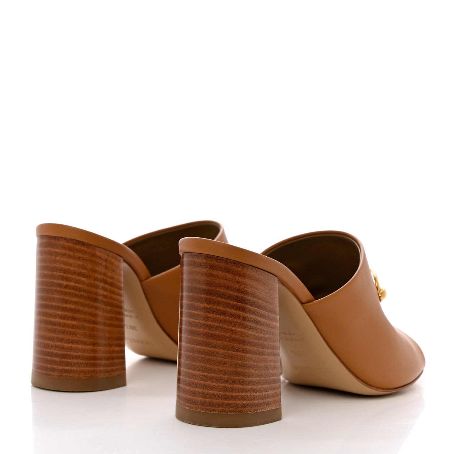 Hermes Calfskin Camilla Mules 36.5 Beige Dore 4 of 12