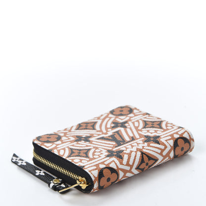 Louis Vuitton Monogram Giant Crafty Zippy Coin Purse Creme Caramel 3 of 9