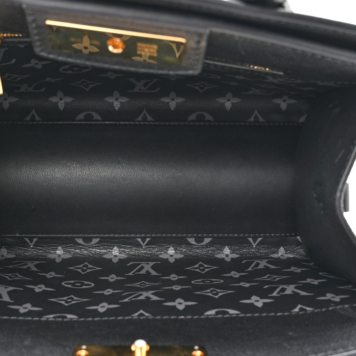 Louis Vuitton Calfskin Steamer PM Black 5 of 10
