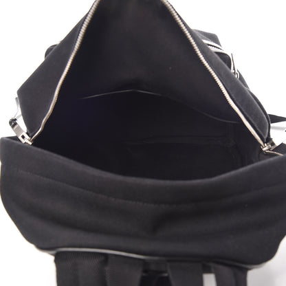 Saint Laurent Canvas Signature Embroidered Mini City Backpack Black 5 of 13