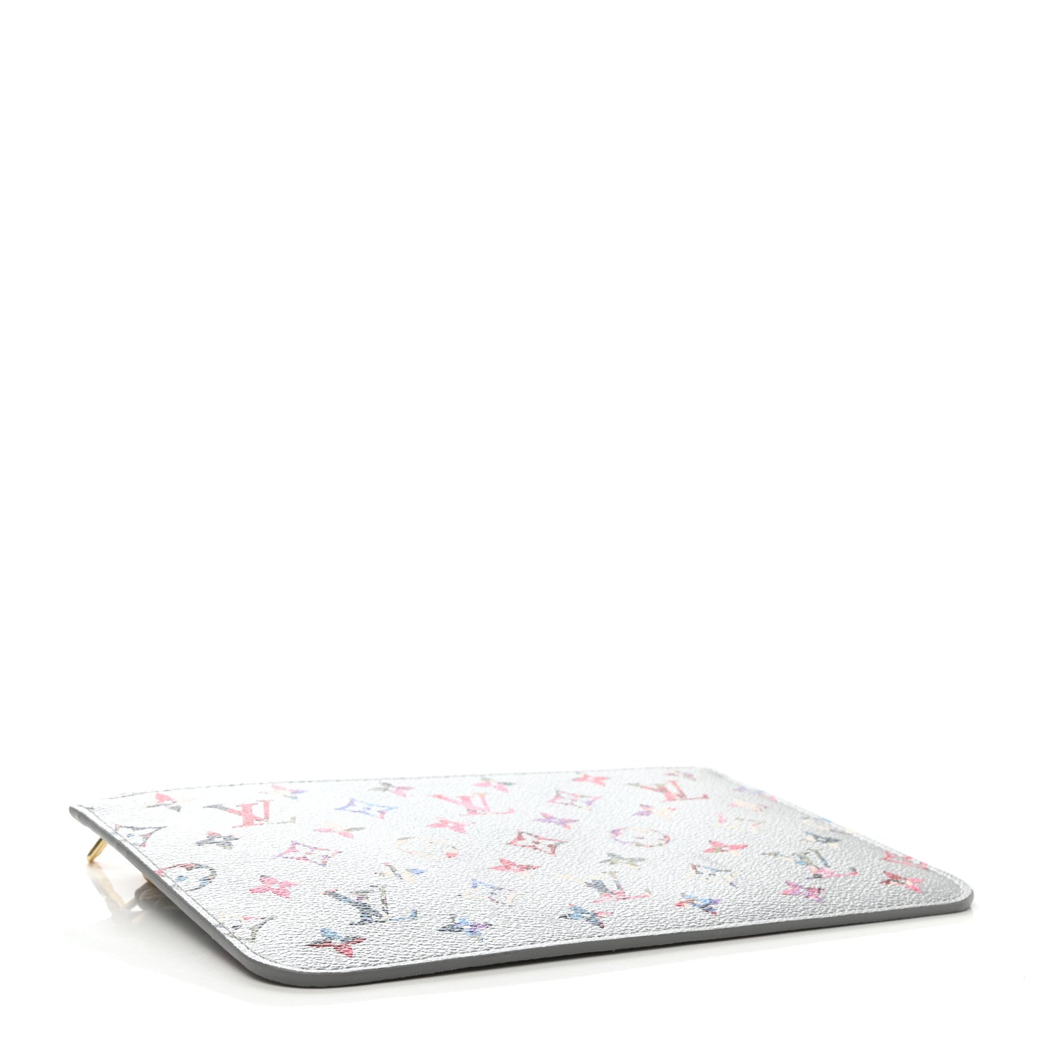 Louis Vuitton Metallic Monogram LV Garden Neverfull MM GM Pochette Silver 4 of 6
