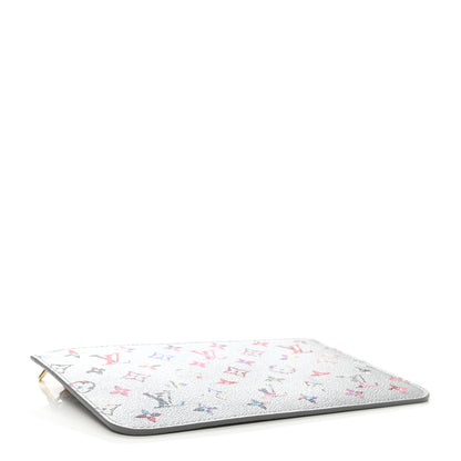 Louis Vuitton Metallic Monogram LV Garden Neverfull MM GM Pochette Silver 4 of 6