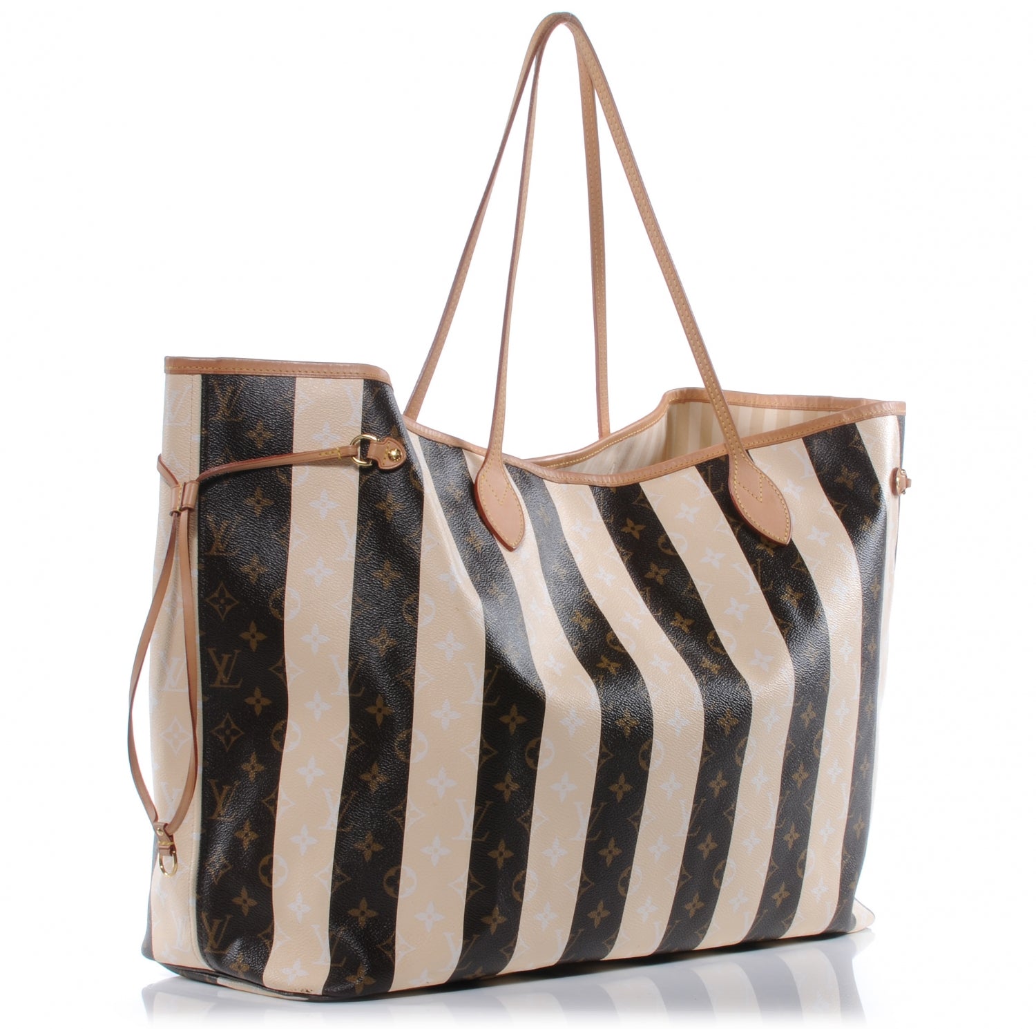 Louis Vuitton Monogram Rayures Neverfull XL 3 of 7