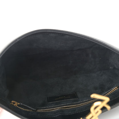 Saint Laurent Smooth Calfskin Le 5 A 7 Hobo Black 5 of 9