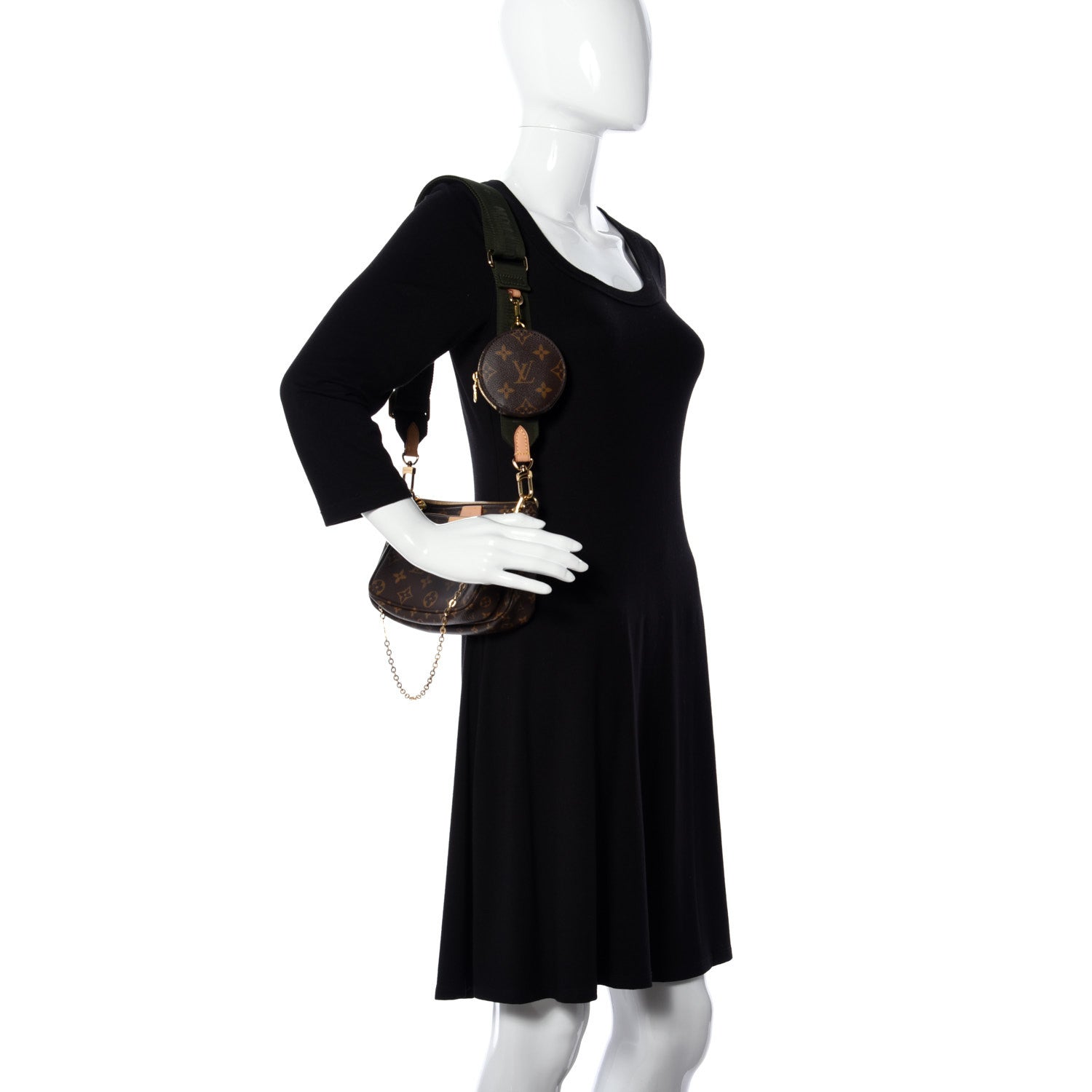 Louis Vuitton Monogram Multi Pochette Accessories Kaki 3 of 15