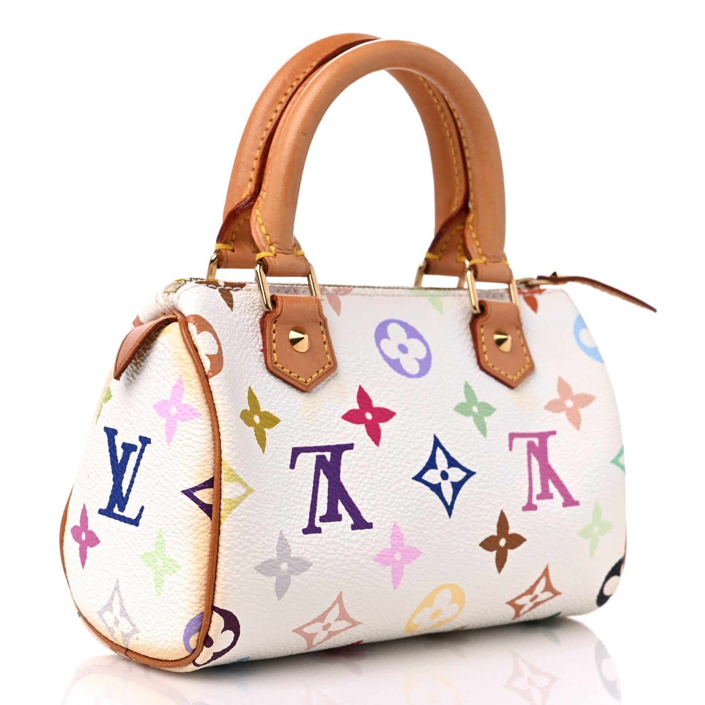 Monogram Multicolor Mini Sac HL Speedy White