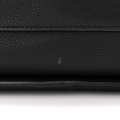 Celine Baby Grained Calfskin Medium Tri-Fold Bag Black 13 of 21