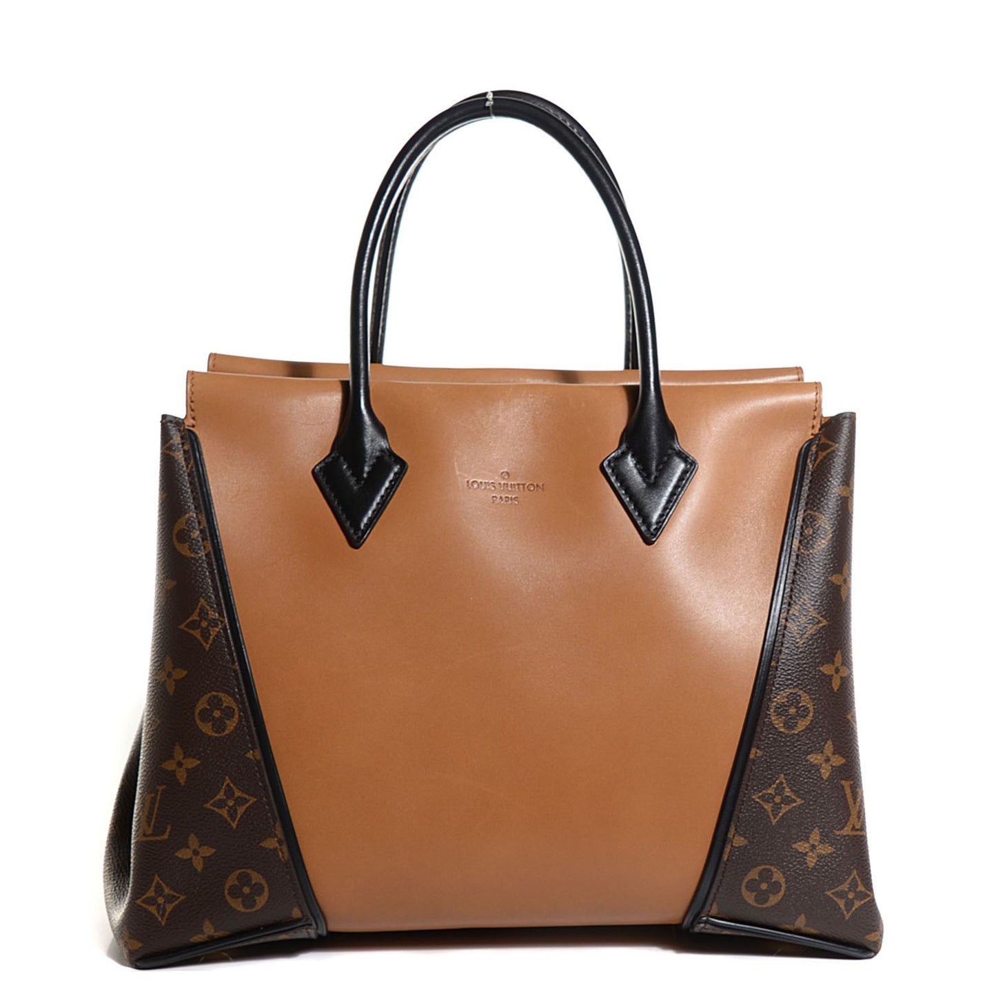 Monogram Cuir Orfevre Tote W PM Noisette