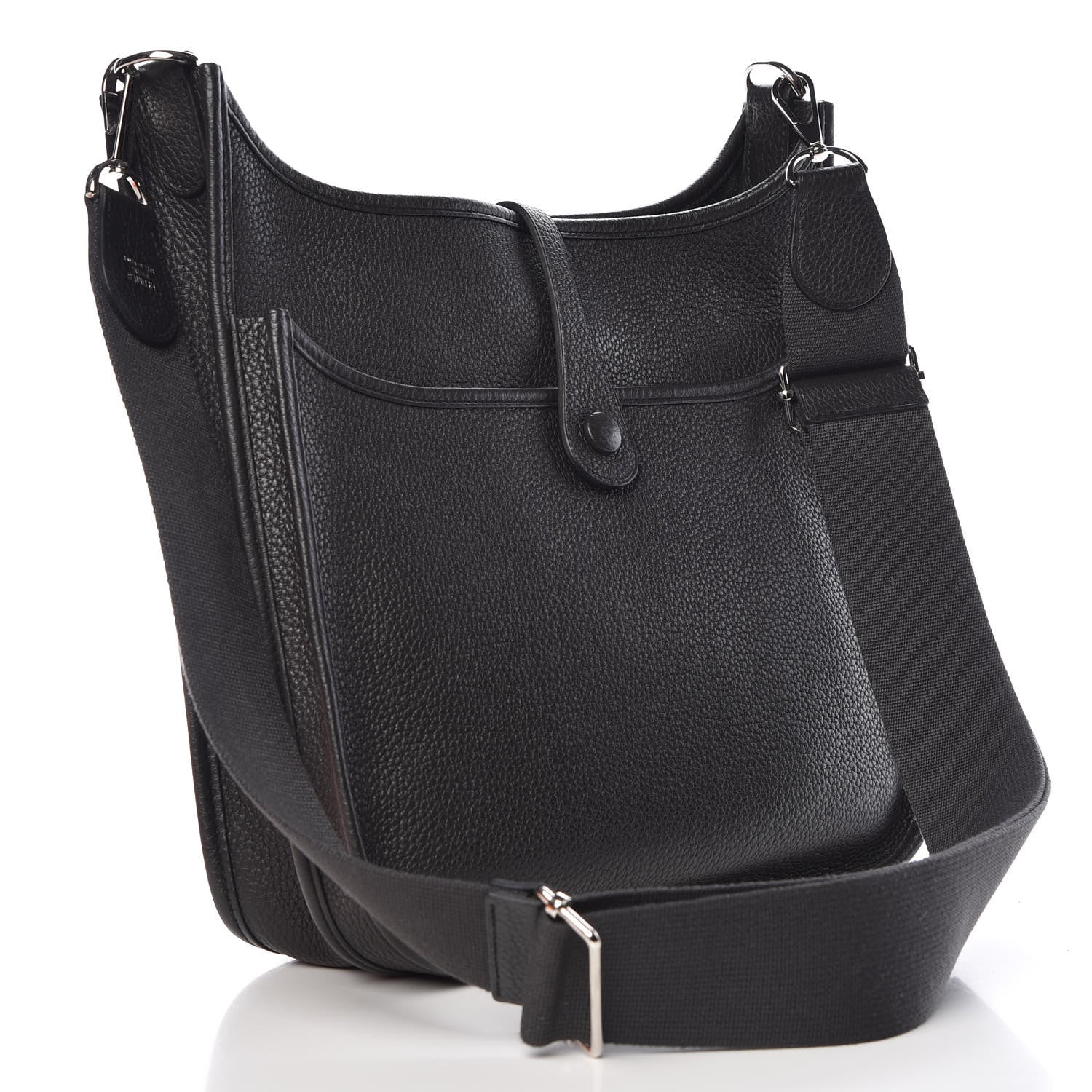 Hermes Taurillon Clemence Evelyne III PM Plomb 3 of 10