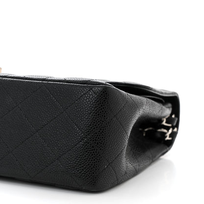 Chanel Caviar Quilted Jumbo Double Flap Black 10 of 11