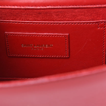 Saint Laurent Calfskin Small Classic Monogram Kate Tassel Satchel Red 6 of 12