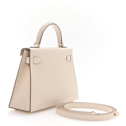 Hermes Epsom Mini Kelly Sellier 20 Craie 3 of 11