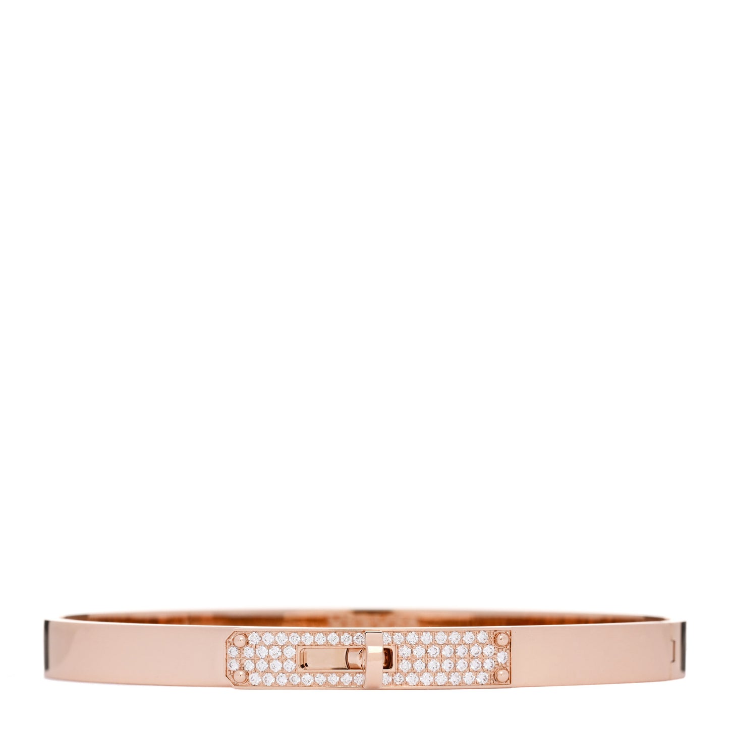 18K Rose Gold Diamond PM Kelly Pave Bracelet ST