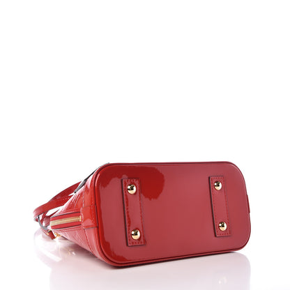 Louis Vuitton Vernis Alma BB Cherry 4 of 12