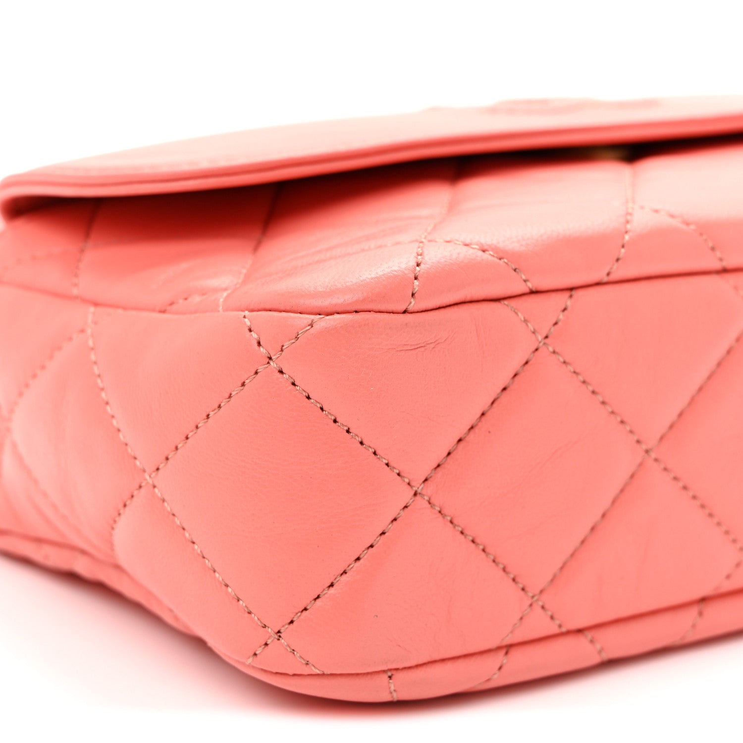 Chanel Lambskin Quilted Chain & Tassel Small Camera Case Pink 9 of 10