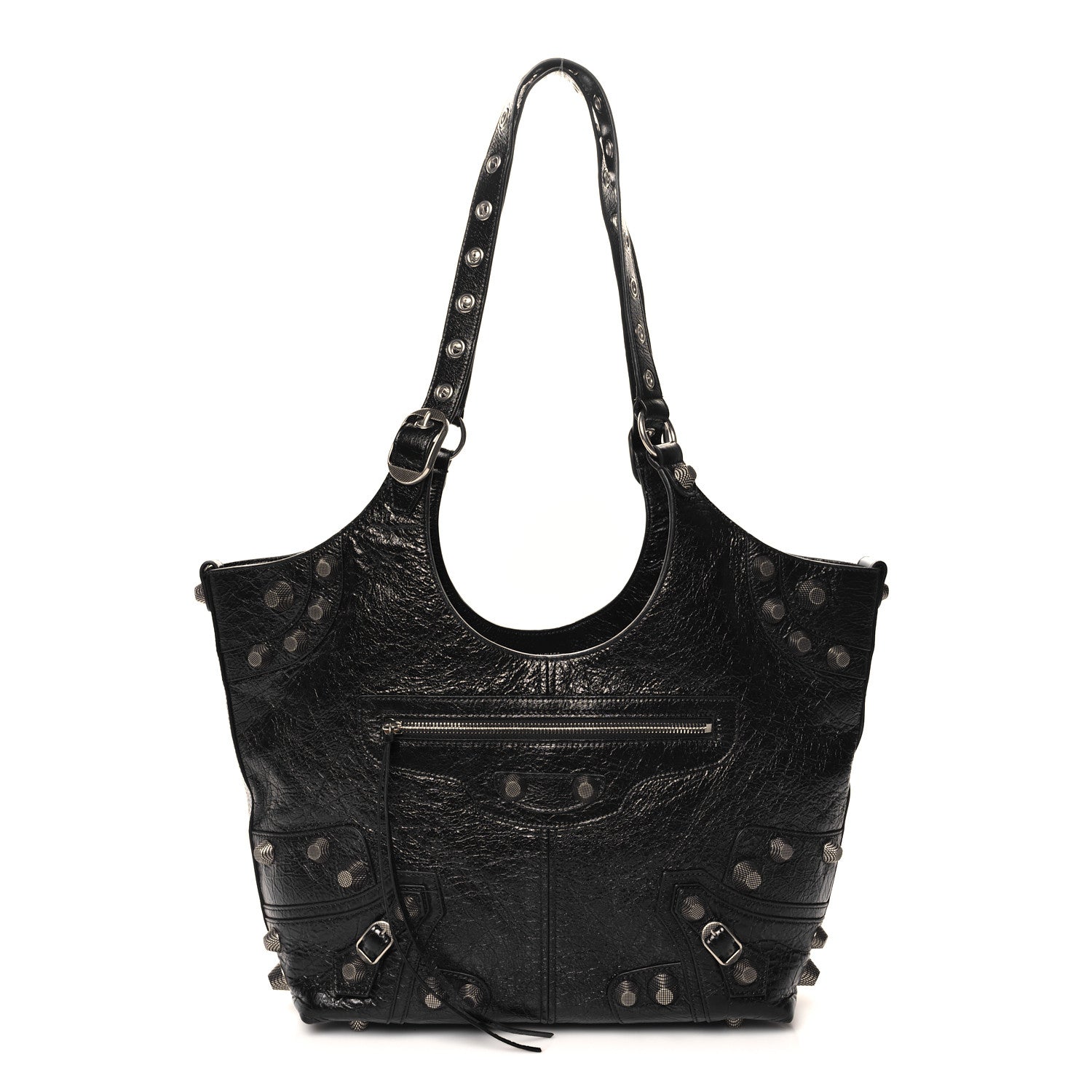 Balenciaga Agneau Arena Medium Le Cagole Carry All Bag Black 1 of 10