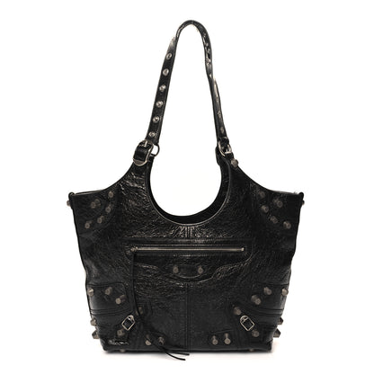 Balenciaga Agneau Arena Medium Le Cagole Carry All Bag Black 1 of 10