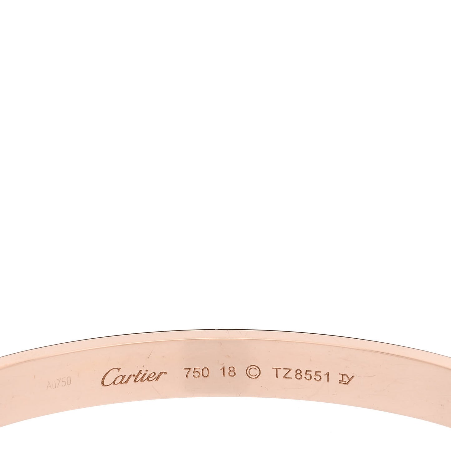 18K Pink Gold LOVE Bracelet 18