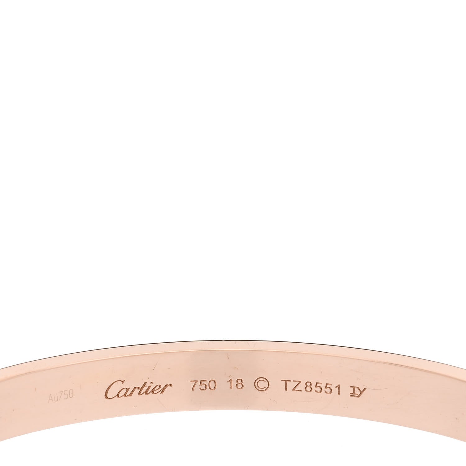 Cartier 18K Pink Gold LOVE Bracelet 18 4 of 5