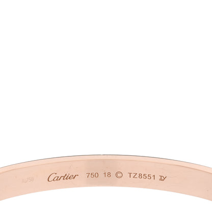Cartier 18K Pink Gold LOVE Bracelet 18 4 of 5