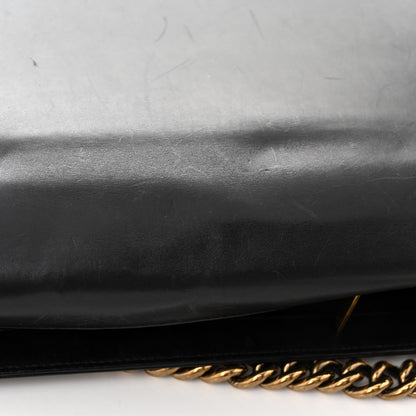 Chanel Glazed Calfskin Large Boy Flap Black 13 of 17