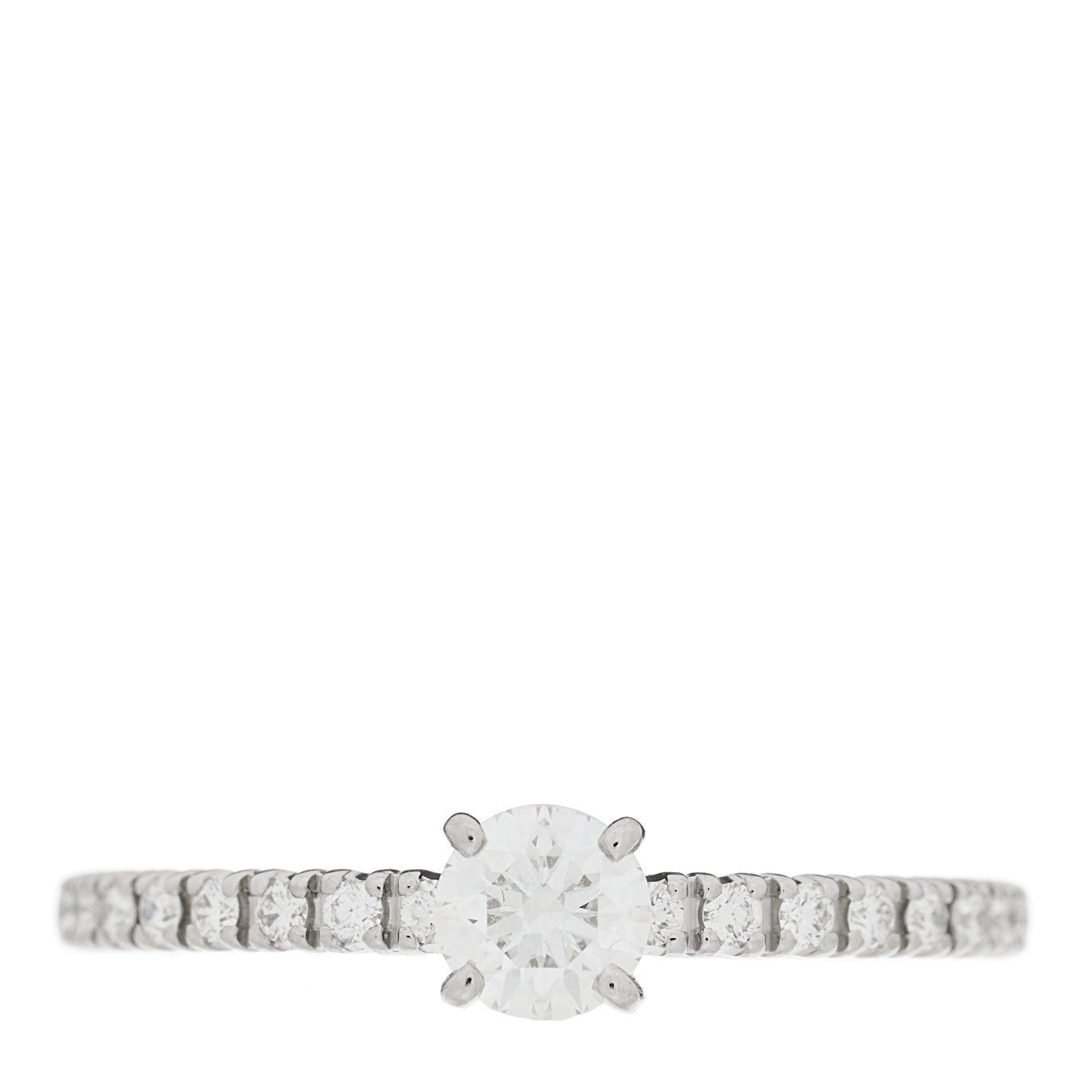 Cartier Platinum Diamond .20ct Etincelle De Cartier Solitaire Engagement Ring 46 3.75 1 of 4