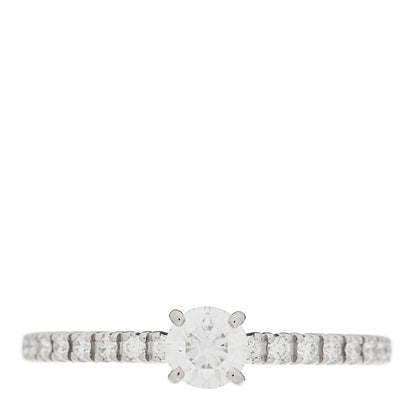 Cartier Platinum Diamond .20ct Etincelle De Cartier Solitaire Engagement Ring 46 3.75 1 of 4