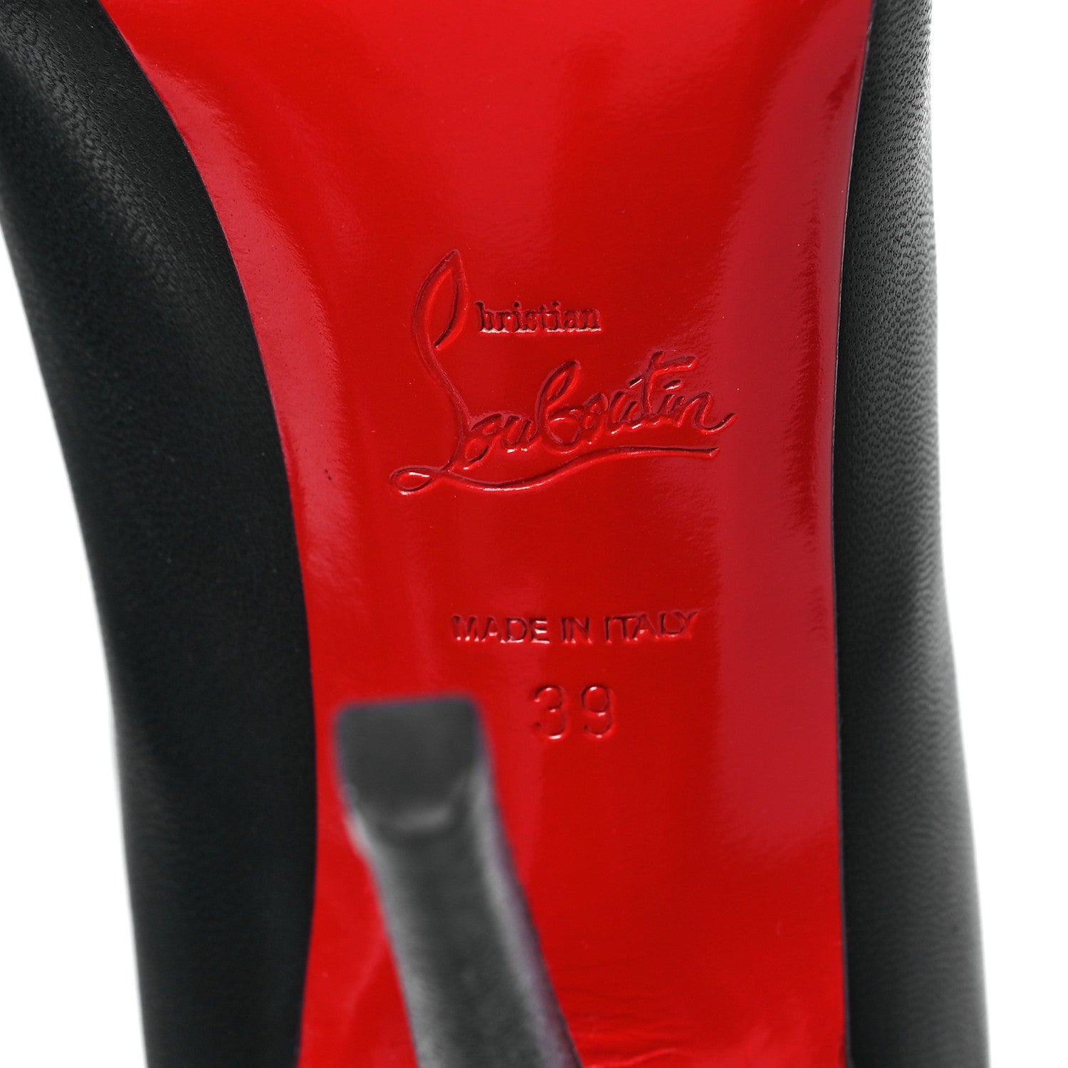 Christian Louboutin Nappa Alta Fifre 120 Tall Boots 39 Black 6 of 7