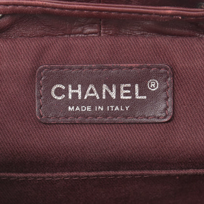 Chanel Glazed Calfskin Quilted Small Salzburg Backpack Burgundy 6 of 15